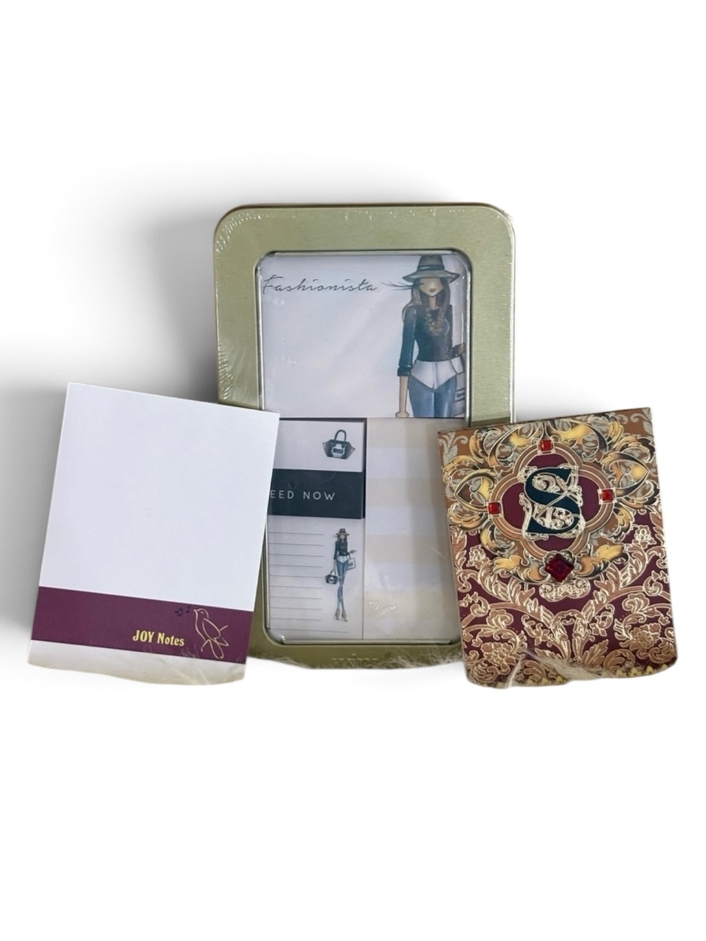Set/3 Note Pads Journal Stationary Set